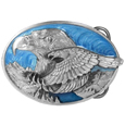 Double Eagle  Enameled Belt Buckle